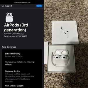 AirPod 3rd gen brand new open box